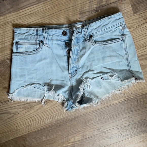 Free people Jean shorts - Picture 1 of 4